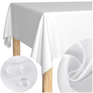 Tablecloth 140x220 Stainproof Classic Savio White