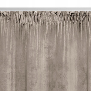 Curtain 140 x 270 Decorative Velvet Soft C.Beige