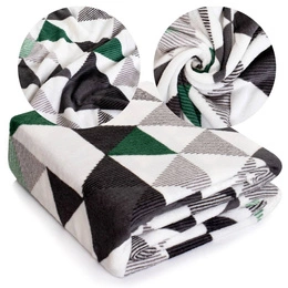 Blanket 160 x 200 Microfiber Pietro Triangles 03