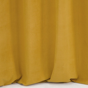 Curtain 140 x 250 Decorative Velvet Milo Mustard