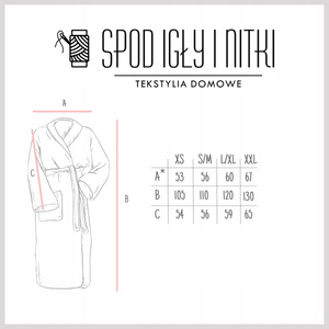 Hotel Bathrobe Cotton Terry Unisex S/M Bottle