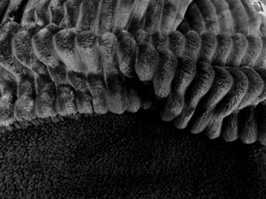 Capri Black Reversible Bedspread 200 x 220