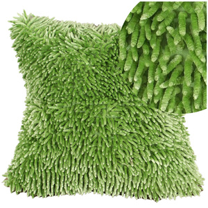 40 x 40 Decorative CHP Shaggy 1 Greenery pillowcase