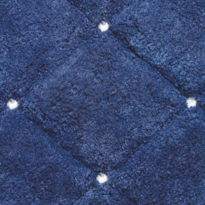 Cotton Carpet 50 x 70 Chic 2 Navy Blue