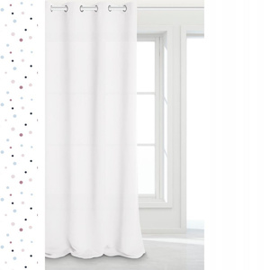 Curtain 140 x 250 Blackout Hold Holder White2