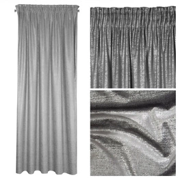 Curtain 140 x 270 Ready Decorative Ambi Steel + Sr