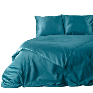 Bedding 160 x 200 3pc Satin Nova3 Turquoise
