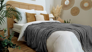 Blanket 200 x 220 Microfiber Embossed Plush Ala 3D Circle 06