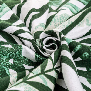 Bedding 220 x 200 3pc Flannel Jungle Green