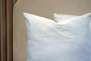 Cotton pillowcase 45 x 45 Uniform Ola Light Blue