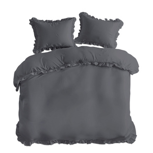Bedding 220 x 200 3pcs Pure Cotton with Ruffle 09