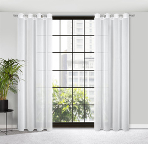 Decorative Curtain Kalia 140 x 260 Splits White
