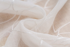 Decorative Curtain 145 x 250 Tape Cruz Voile 01