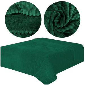 Bedspread 200 x 220 Double-sided Capri Dark Green