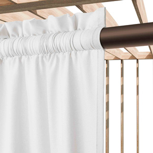 Curtain 140 x 250 Garden on Tape Gaia White