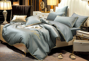 Bedding 160 x 200 4pcs with Areta 04 Embroidery