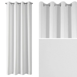 Curtain 135 x 250 Decorative Parisa White