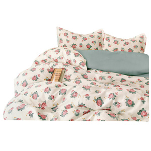 Bedding 200 x 220 3pc Satin Cotton No. A1713