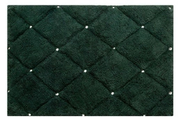 Cotton Carpet 50 x 70 Chic 2 Dark Green