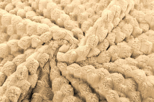 Blanket 160 x 200 Microfiber Embossed Plush Ala 3D Slice 04