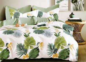 Bedding 180 x 200 3 pcs Cotton Satin No. A1665