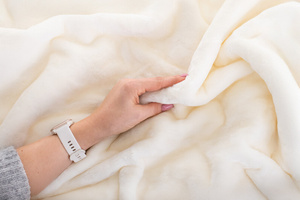 Blanket 160 x 200 Acrylic Solid Warm Yasemin 08