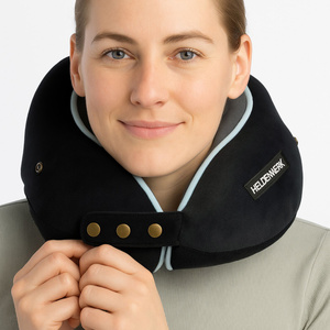 Rogal Memory Travel Pillow with Hood Comfy 02