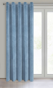 Curtain 140 x 250 Ready Decorative Villa1 Blue