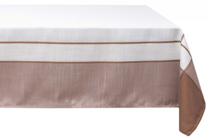 Stephani 001_ Brown tablecloth 150x260