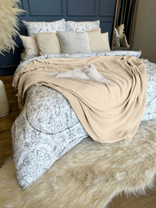 Blanket 200 x 220 Microfiber Solid Juana 08