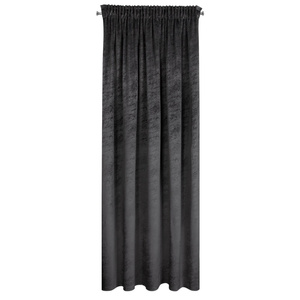 Curtain 140 x 270 Decorative Velvet Rivia Black