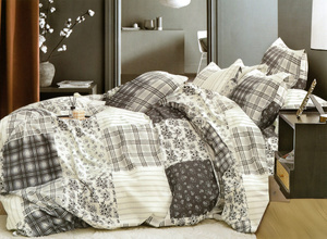 Bedding 160 x 200 3pcs Cotton Satin No. A1791