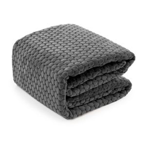 Blanket 200 x 220 Microfiber Embossed Plush Ala 3D Circle 06