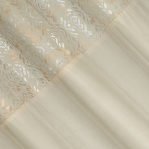 Curtain 140 x 250 Decorative Liza Cream+Gold