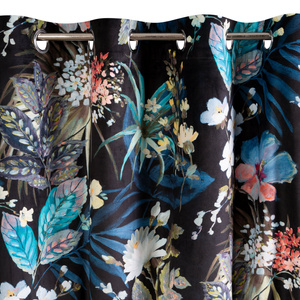 Curtain 140 x 270 Decorative Przel Alani Black+Green