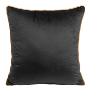 40 x 40 Decorative Velvet Pillowcase Mel 2 Black+Mio