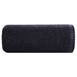 Towel 50 x 90 Cotton Mabel 04 500GSM Black