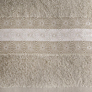 50 x 90 Bath Towel Cotton Malika 02 Beige