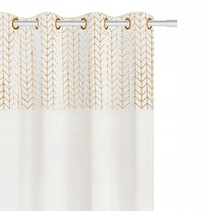 Curtain 140 x 250 Decorative Velvet Nord White