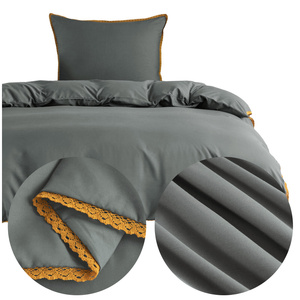 Bedding 140 x 200 2pcs Smooth with Lace Brandon 06