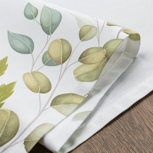 Napkin 30 x 40 Natu6 Set of 4 pcs White+Green