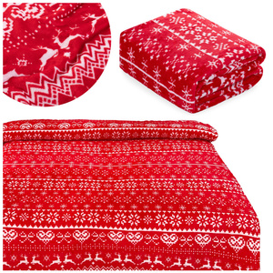 Blanket 160 x 200 Microfiber Christmas Vilde 11