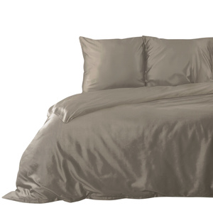 Bedding 220 x 200 3pc Satin Nova3 Coffee