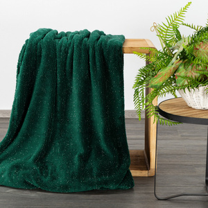 Blanket 150 x 200 Microfiber Shiny Blink C.Green+S