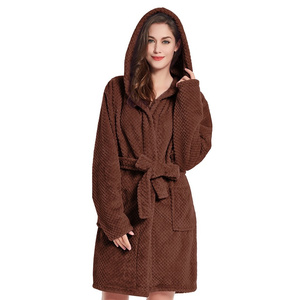 Microfiber Bathrobe with Hood Miguel 15 XS