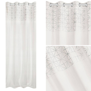 Curtain 140 x 250 Decorative Velvet Glossy White