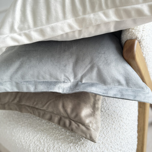 Pillowcase 40 x 40 Decorative Velvet Soft Gray