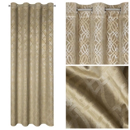 Curtain 140 x 250 Decorative Velvet Areta Beige