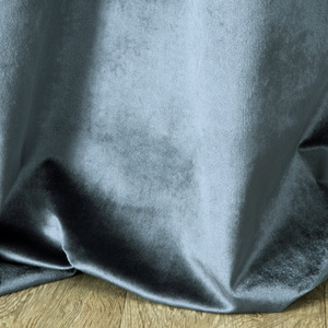 Curtain 140 x 250 Decorative Velvet Evelyne Steel