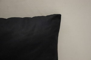 Cotton pillowcase 50 x 70 Uniform Ola Black Black